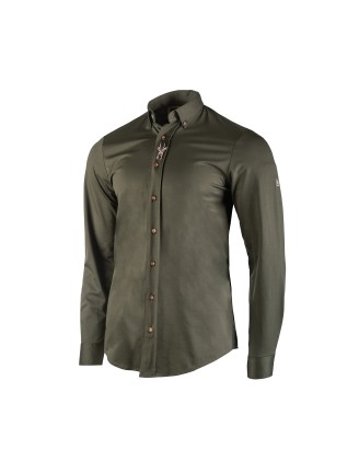 Koszula męska Tagart Koziołek ciemnozielona 4XL