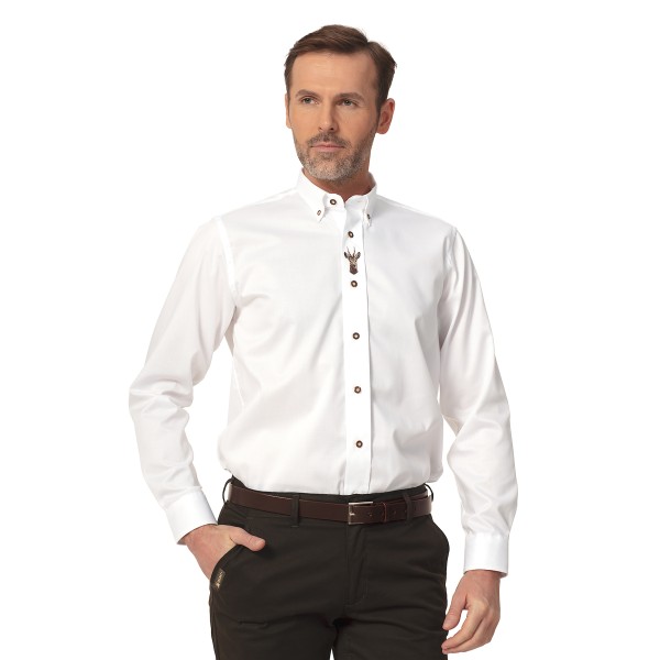 Koszula męska Tagart Koziołek Slim biała XL