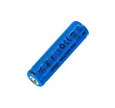 Akumulator Walther ICR (18650 2600 mAh 3,6 V) z ładowaniem USB
