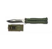 Nóż motylek K25 02130 Balisong Green