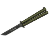 Nóż motylek K25 36249 Balisong Green