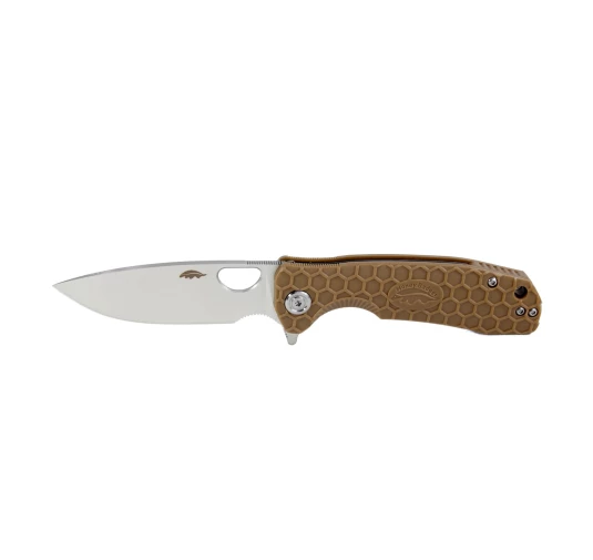 Nóż Honey Badger Flipper Medium Tan