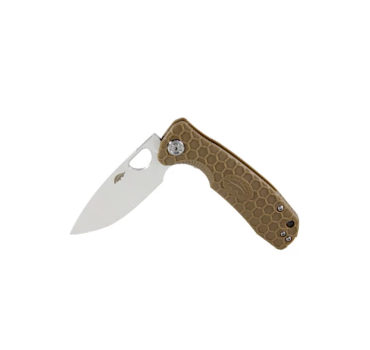 Nóż Honey Badger Flipper Medium Tan