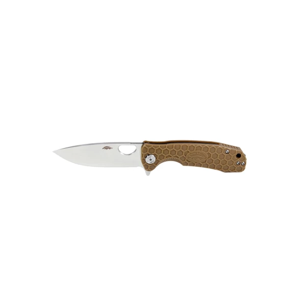 Nóż Honey Badger Flipper D2 Small Tan