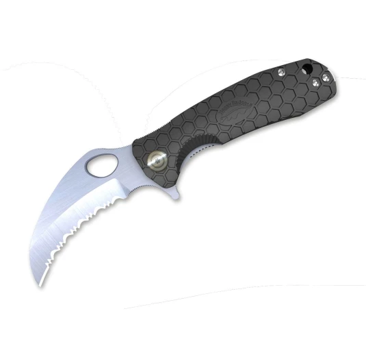 Nóż Honey Badger Claw Small Black Serrated