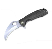 Nóż Honey Badger Claw Small Black Serrated