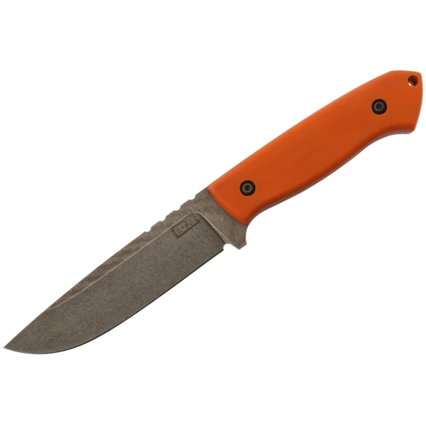 Nóż ZA-PAS Ultra Outdoor Stonewash G10 Orange