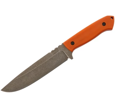 Nóż ZA-PAS Expandable Stonewash G10 Orange