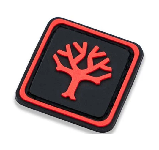 Böker Solingen Red Tree Gitd Patch