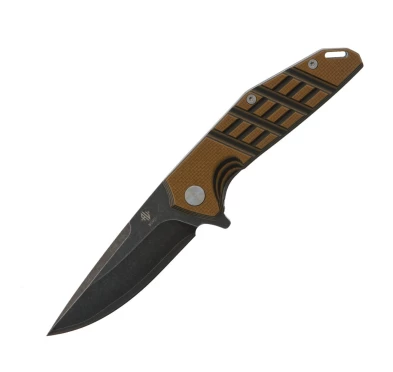 Nóż Womsi Falke Brown-Black G10 S90V