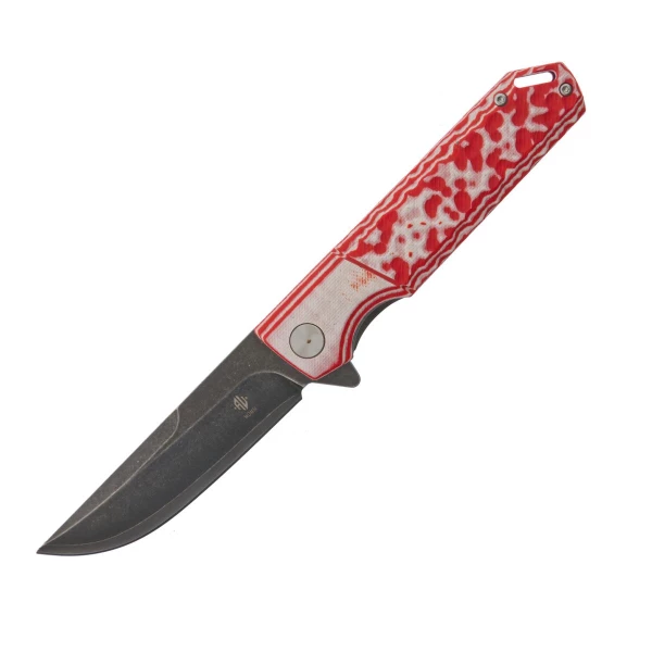 Nóż Womsi Wasp Red-White G10 S90V