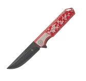 Nóż Womsi Wasp Red-White G10 S90V