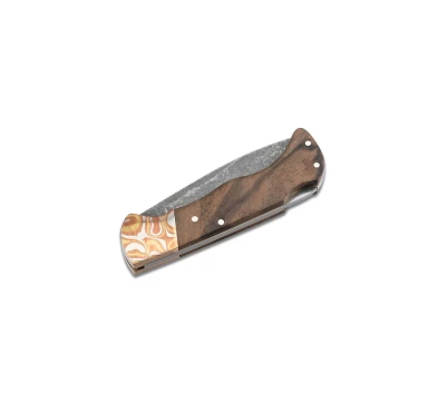 Nóż Böker Hunter Mokume Walnut Black Stonewash