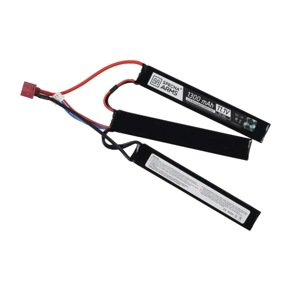 Akumulator Specna Arms LiPo 11,1V 1300mAh 15/30C 3 modułowy T-Connect Deans