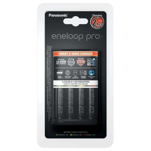 Panasonic Eneloop BQ-CC55 + 4 x R6/AA Eneloop 2550mAh