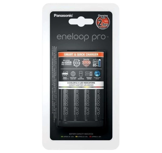 Panasonic Eneloop BQ-CC55 + 4 x R6/AA Eneloop 2550mAh