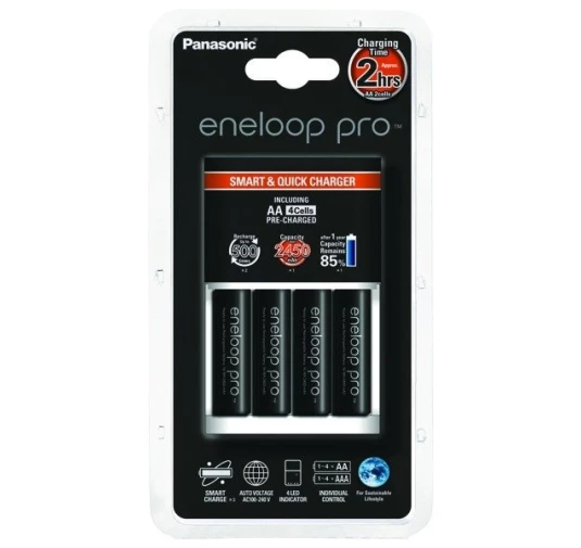 Panasonic Eneloop BQ-CC55 + 4 x R6/AA Eneloop 2550mAh