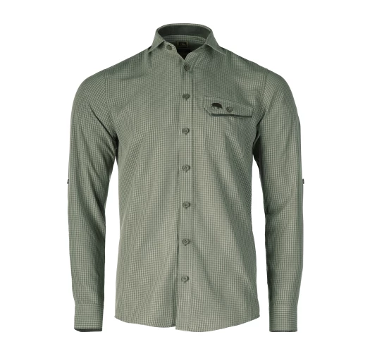 Koszula męska Tagart Boar slim zielona S