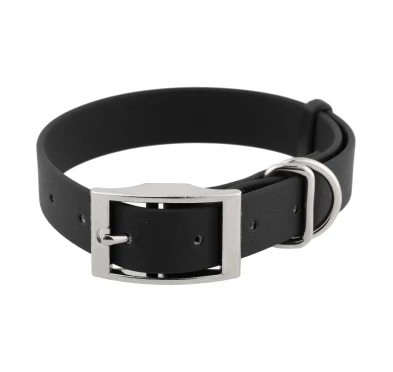 Obroża BioThane 4wild  20mm 27-41 cm czarna