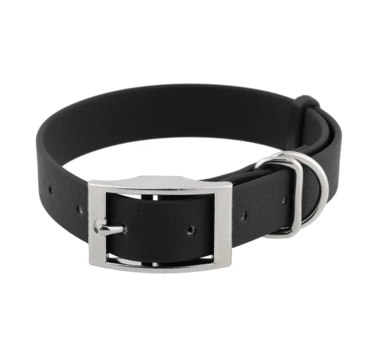 Obroża BioThane 4wild  20mm 27-41 cm czarna