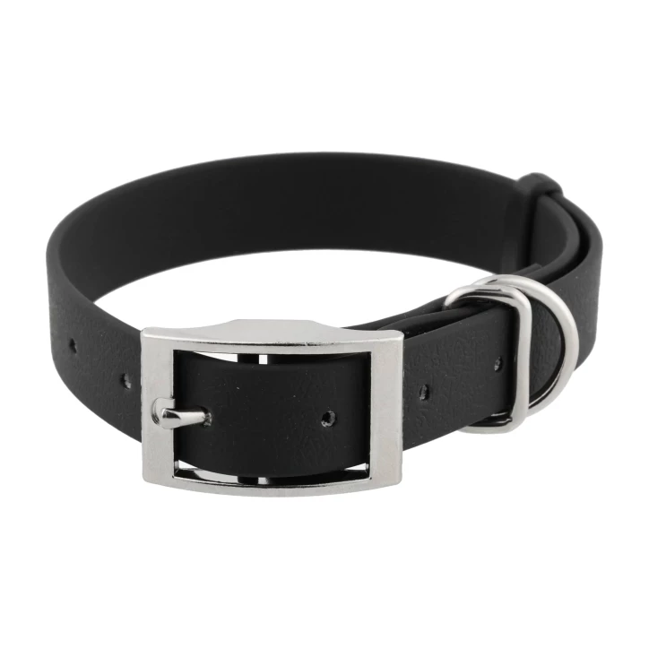Obroża BioThane 4wild  20mm 27-41 cm czarna