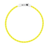 Obroża led dla psa Flamingo Leora żółta