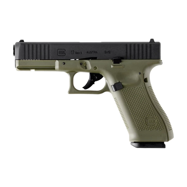 Pistolet wiatrówka Glock 17 gen 5. 4,5 mm zielony