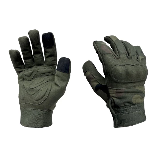 Rękawice taktyczne Texar Combat pl kamuflaż S