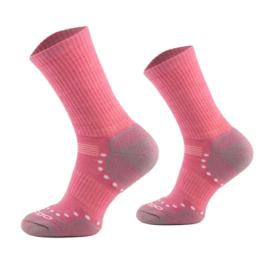 Skarpety Comodo Alpaca Merino wool Light Hiker STAL różowe 39-42