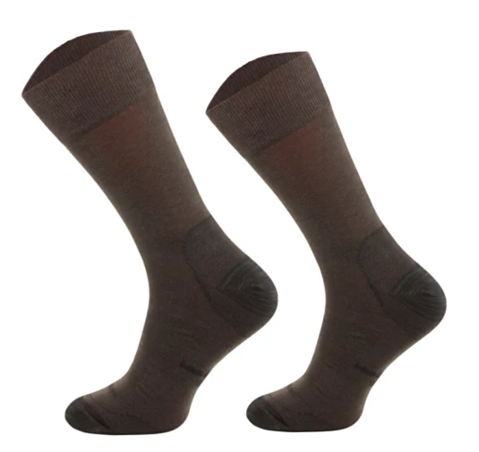 Skarpety Comodo Hunting Merino wool lines TRE13 brązowe 35-38