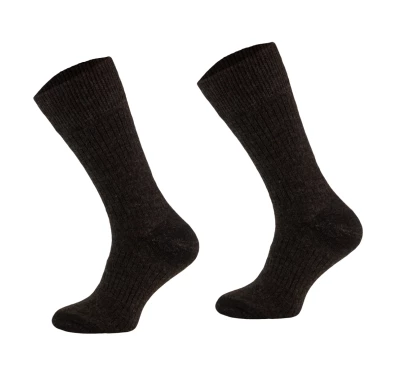 Skarpety turystyczne Comodo wełniane antracytowe 35-38