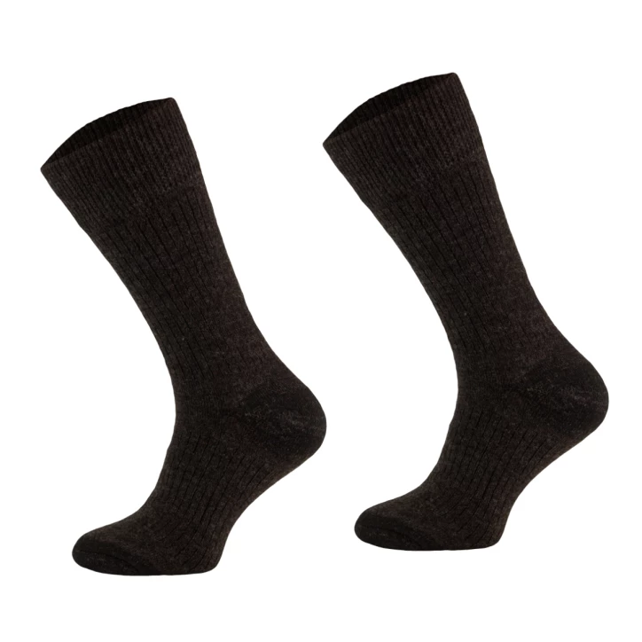 Skarpety turystyczne Comodo wełniane antracytowe 35-38