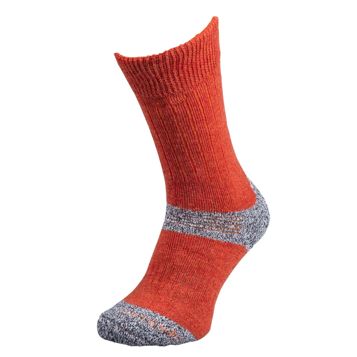 Skarpety turystyczne Comodo wełniane pomarańczowe 35-38