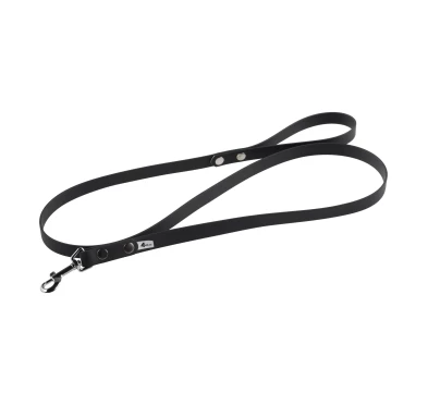 Smycz BioThane 4wild wodoodporna 150 cm czarna
