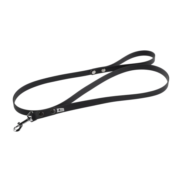 Smycz BioThane 4wild wodoodporna 150 cm czarna