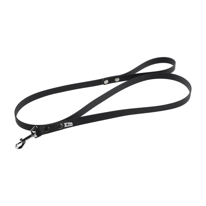 Smycz BioThane 4wild wodoodporna 150 cm czarna