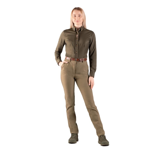 Spodnie damskie Tagart Falcon brązowe 2XL
