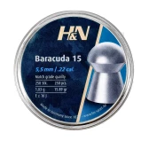 Śrut diabolo H&N Baracuda 15 5,52 mm 250 szt.