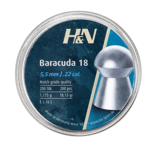 Śrut diabolo H&N Baracuda 18 5,52 mm 200 szt.