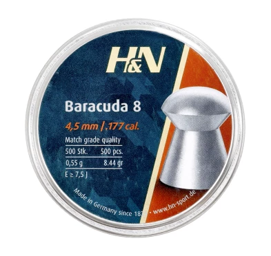 Śrut diabolo H&N Baracuda 8 4,51 mm 500 szt.