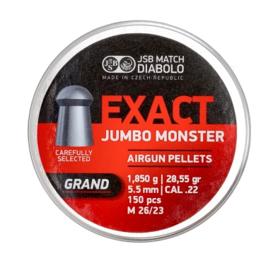 Śrut diabolo JSB Exact Jumbo Monster Grand 5,52 mm 150 szt.