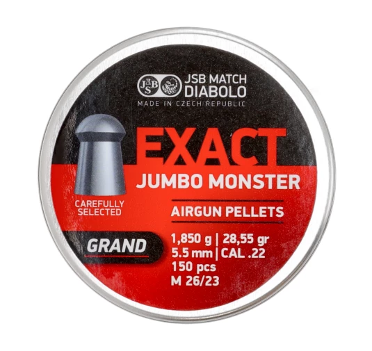 Śrut diabolo JSB Exact Jumbo Monster Grand 5,52 mm 150 szt.