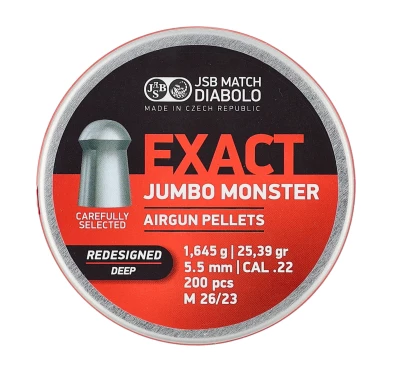 Śrut diabolo JSB Exact Jumbo Monster Redesigned Deep 5,52 mm 200 szt.