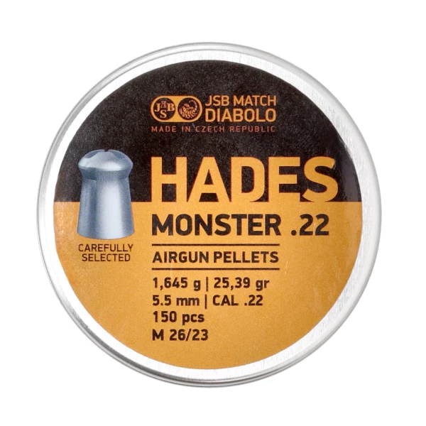 Śrut diabolo JSB Hades Monster .22 5,5 mm 150 szt.