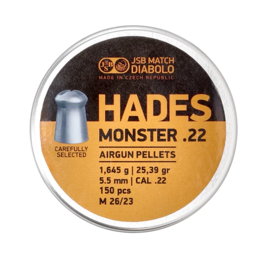 Śrut diabolo JSB Hades Monster .22 5,5 mm 150 szt.