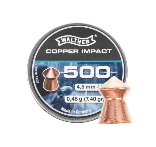 Śrut diabolo Walther Copper Impact 4,5 mm 500 szt.