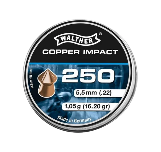 Śrut diabolo Walther Copper Impact 5,5 mm 250 szt.