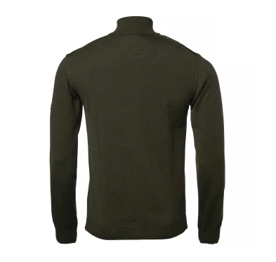 Sweter Chevalier Aston Half Zip Merino Pullover Dark Green S

