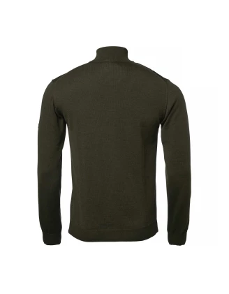 Sweter Chevalier Aston Half Zip Merino Pullover Dark Green S

