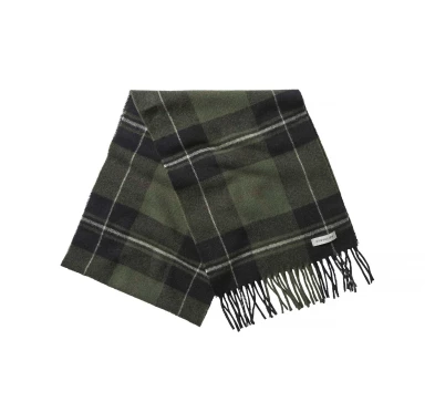 Szalik Chevalier Pendley Wool Scarf Check Dark
